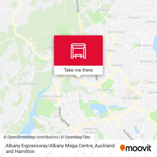Albany Expressway / Albany Mega Centre map