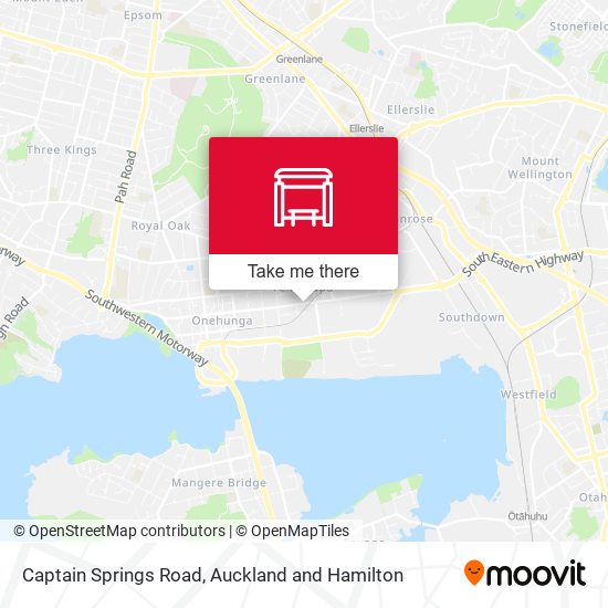 Captain Springs Road map
