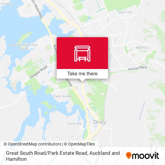 Great South Road / Park Estate Road map