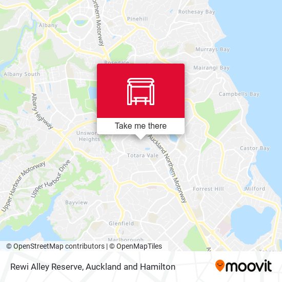 Rewi Alley Reserve map
