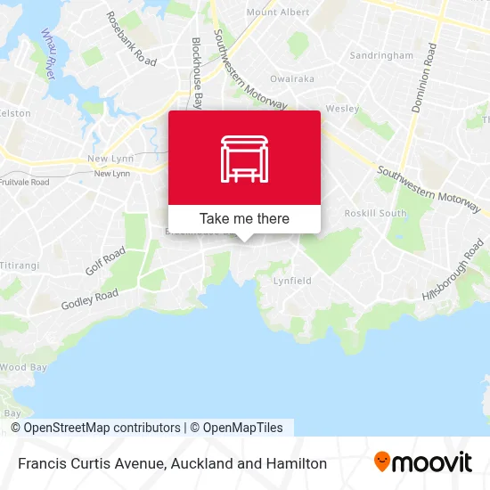 Francis Curtis Avenue map