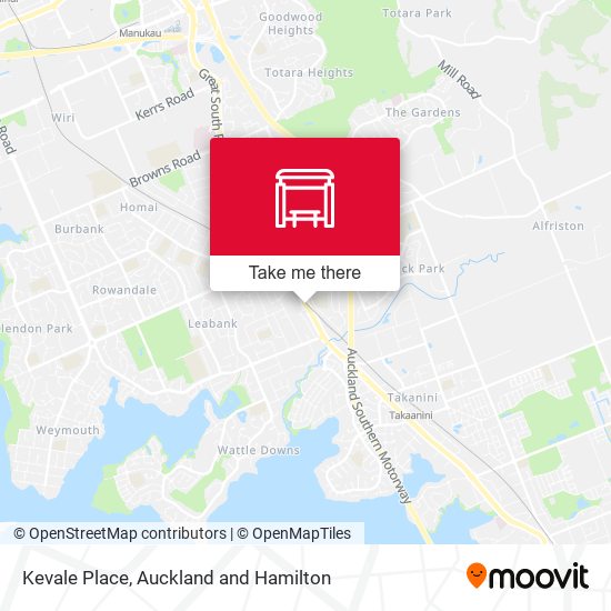 Kevale Place map