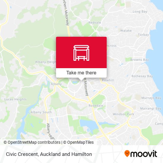 Civic Crescent map
