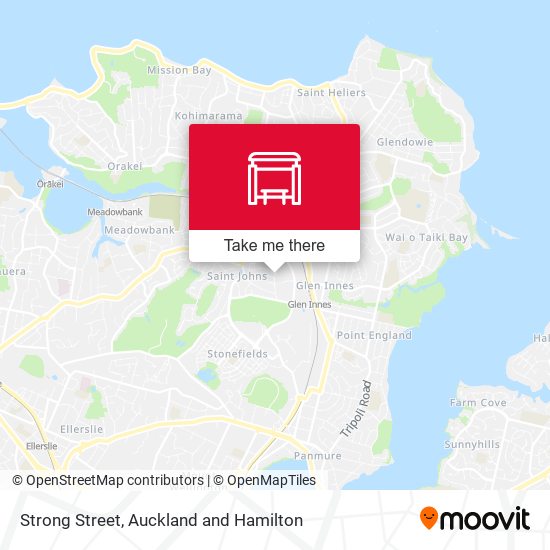 Strong Street map