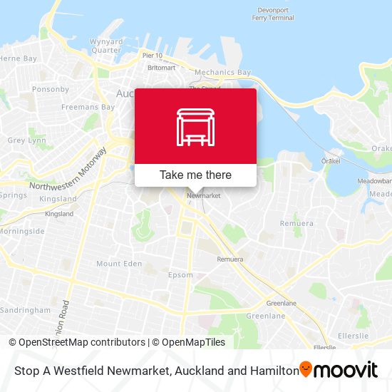 Stop A Westfield Newmarket map