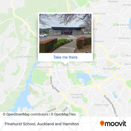 Pinehurst School map