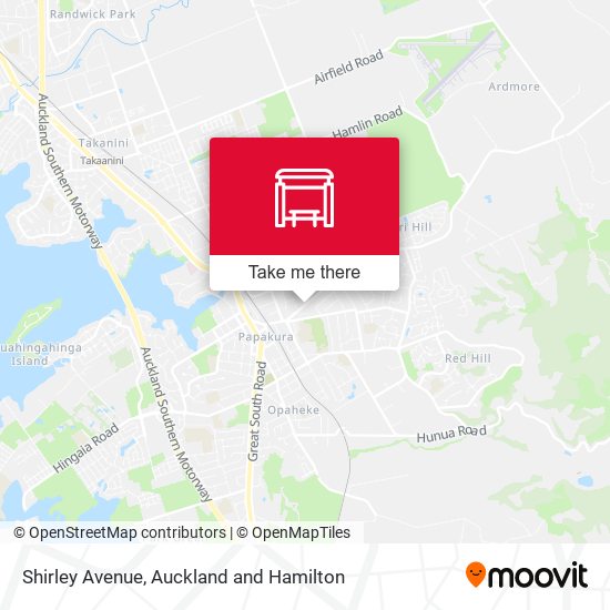 Shirley Avenue map