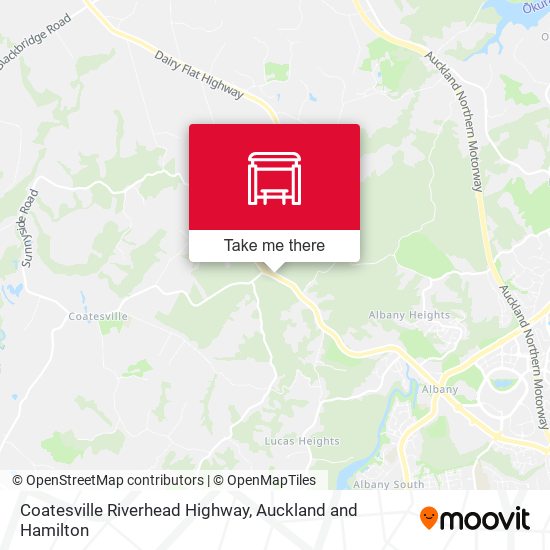 Coatesville Riverhead Highway map