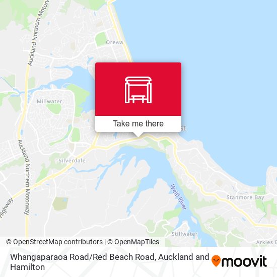 Whangaparaoa Road / Red Beach Road map