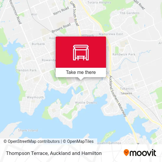 Thompson Terrace map