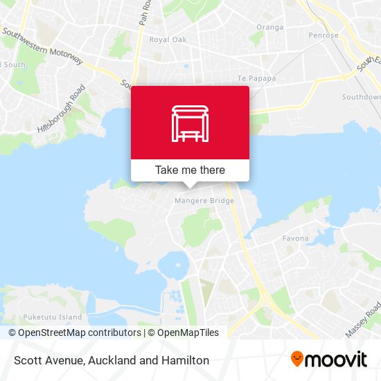 Scott Avenue map