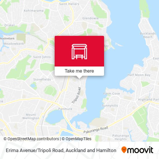 Erima Avenue/Tripoli Road map