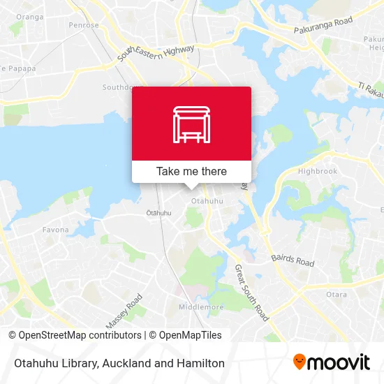 Otahuhu Library map