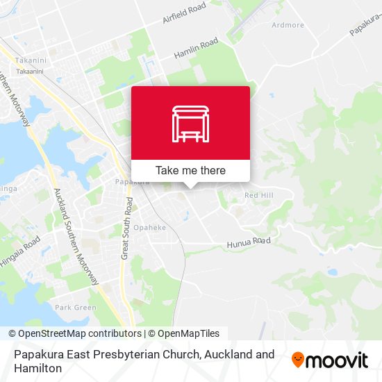 Papakura East Presbyterian Church map