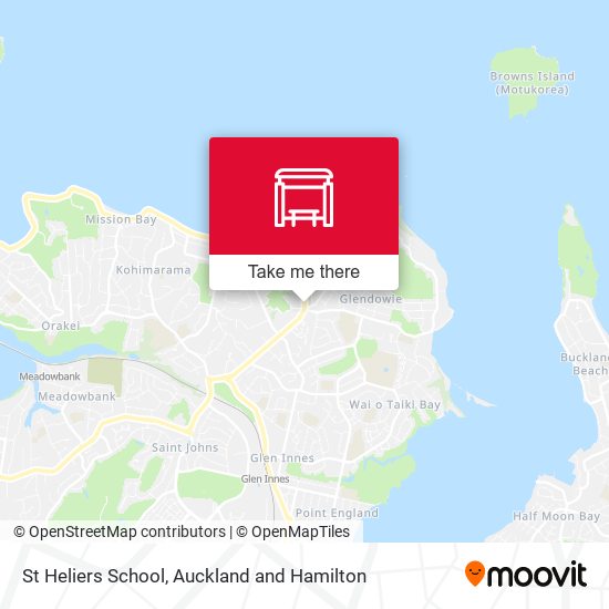 St Heliers School map