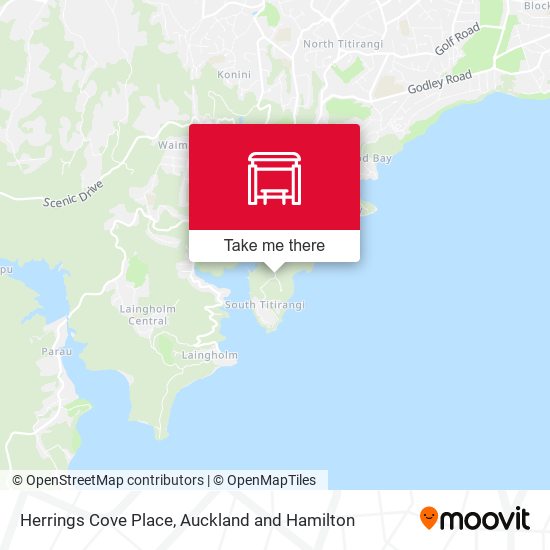 Herrings Cove Place map