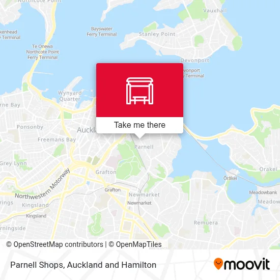 Parnell Shops map