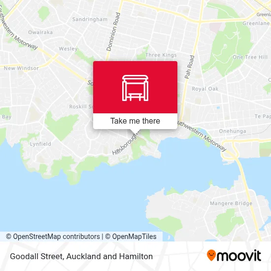 Goodall Street map