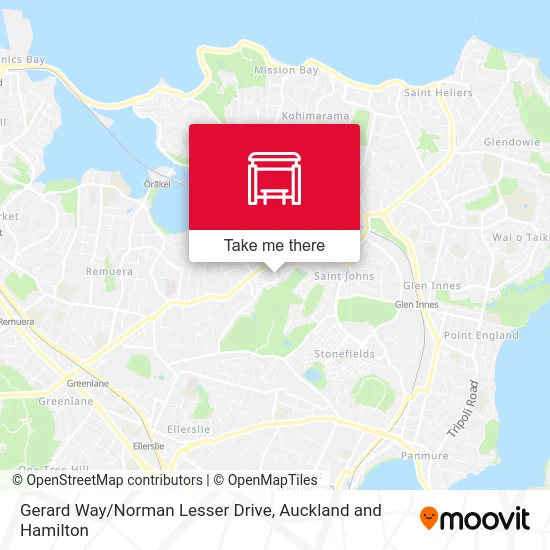 Gerard Way/Norman Lesser Drive map