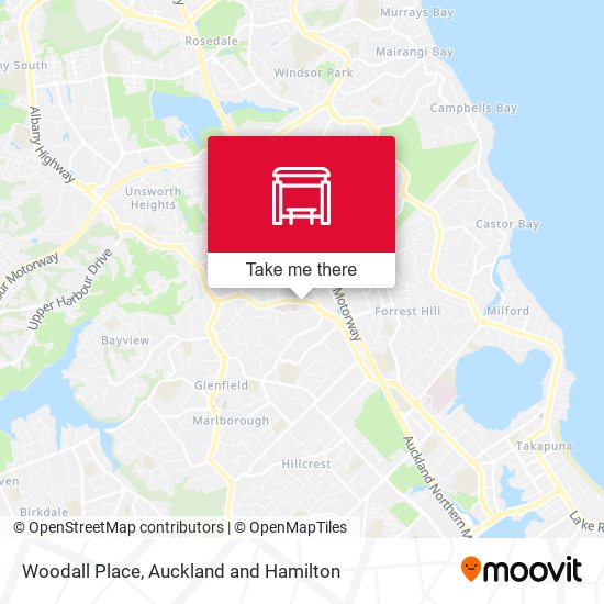 Woodall Place map