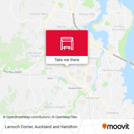 Larnoch Corner map