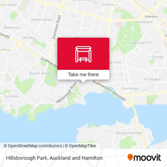 Hillsborough Park map