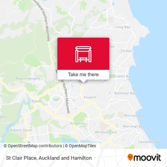 St Clair Place map