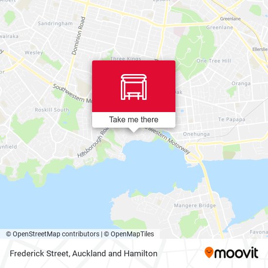 Frederick Street map