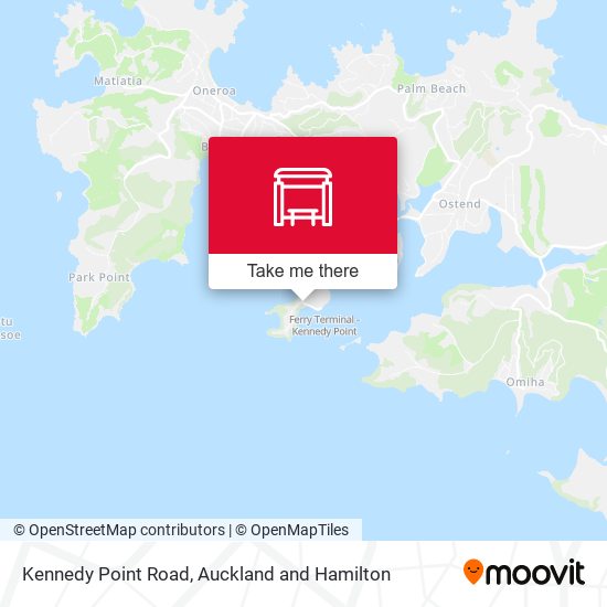 Kennedy Point Road map