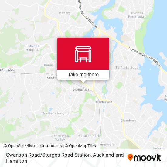 Swanson Road / Sturges Road Station map