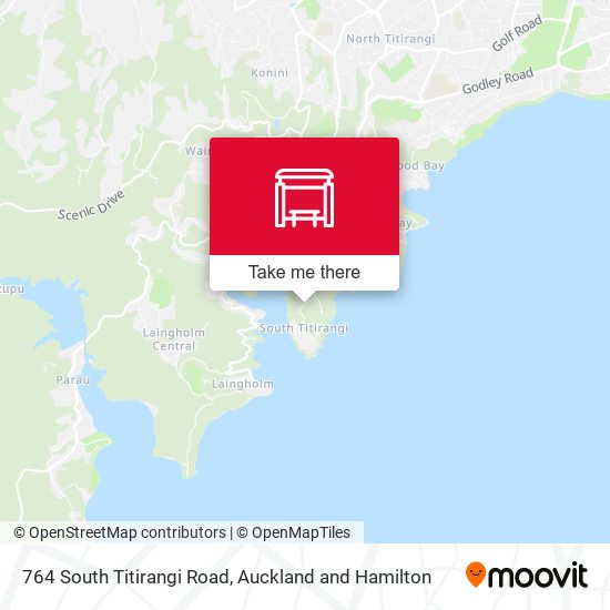 764 South Titirangi Road map