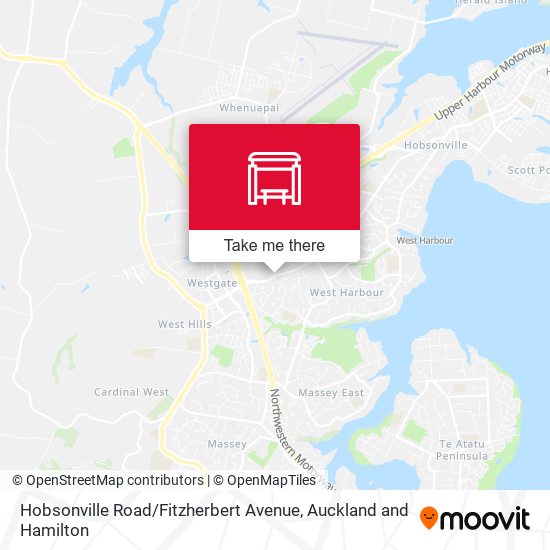 Hobsonville Road / Fitzherbert Avenue map
