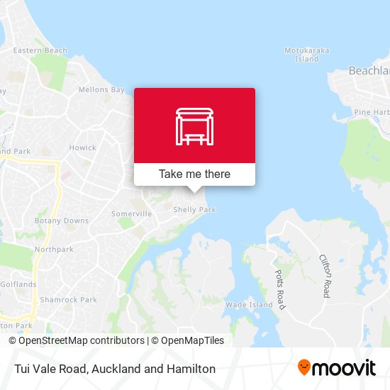 Tui Vale Road map