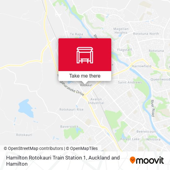Hamilton Rotokauri Train Station 1地图