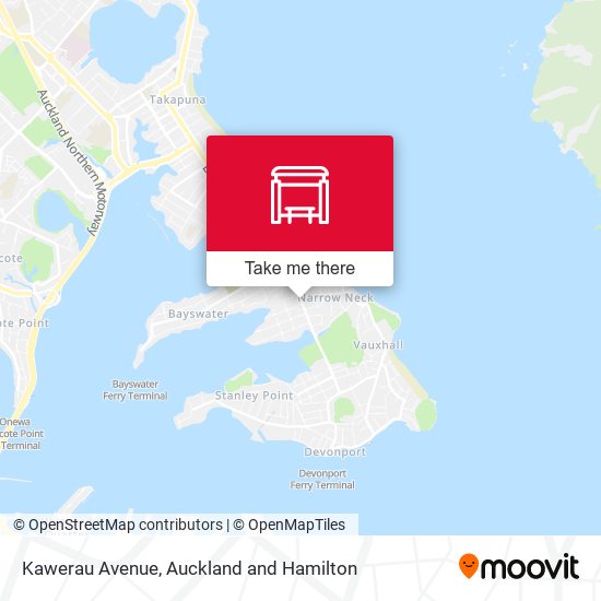 Kawerau Avenue map