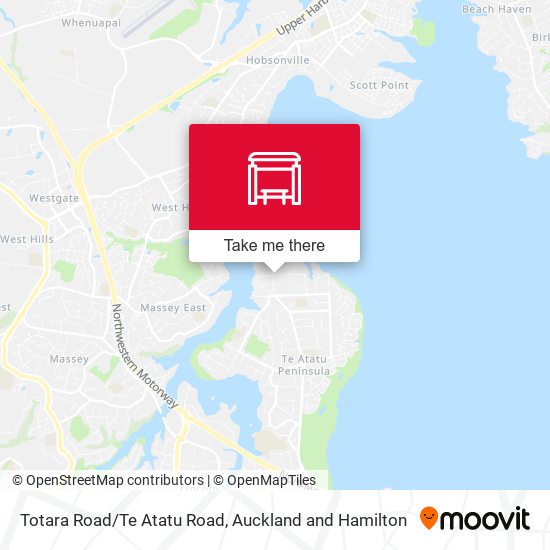 Totara Road/Te Atatu Road map