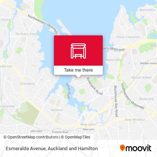 Esmeralda Avenue map