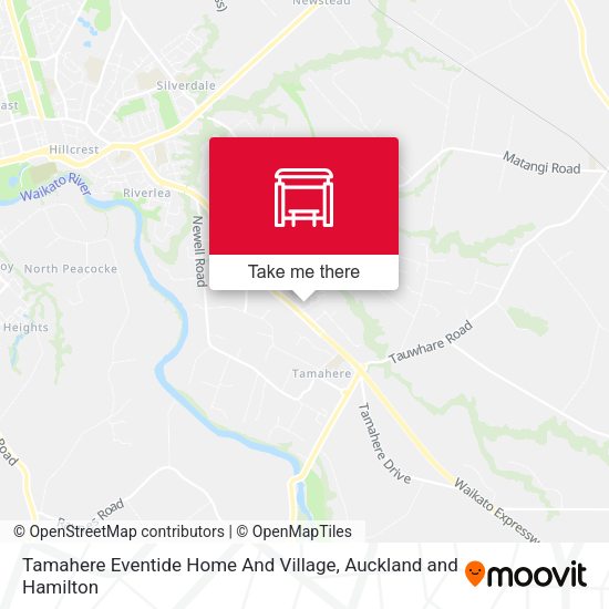 Tamahere Eventide Home And Village map