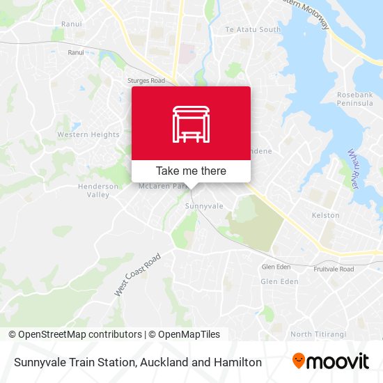 Sunnyvale Train Station map