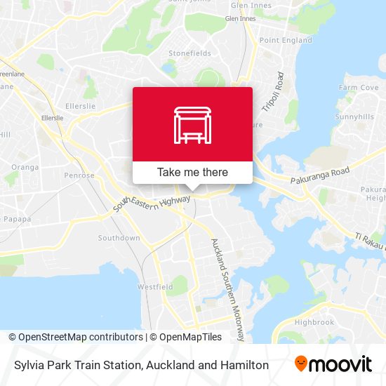 Sylvia Park Train Station地图