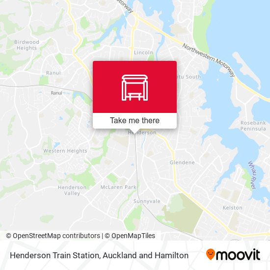 Henderson Train Station map