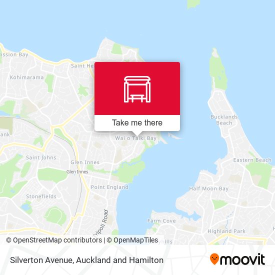 Silverton Avenue map