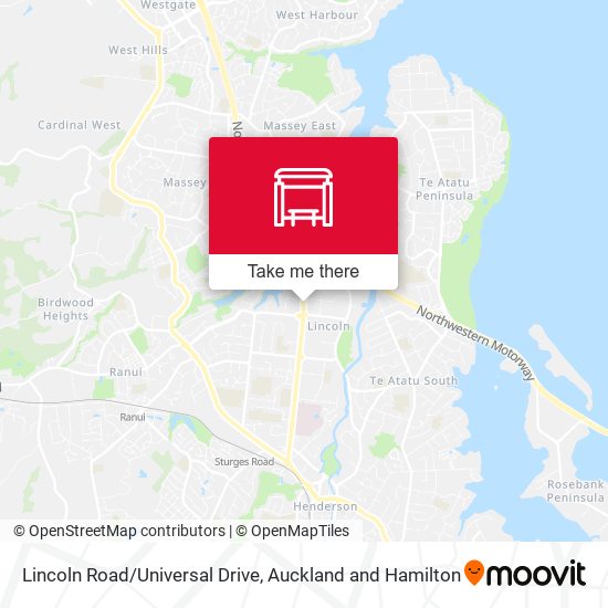 Lincoln Road/Universal Drive map