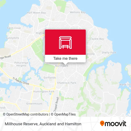 Millhouse Reserve map