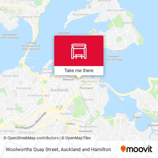 Woolworths Quay Street map