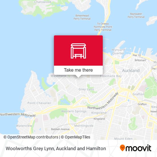 Woolworths Grey Lynn map