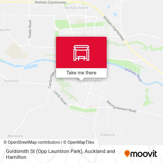 Goldsmith St (Opp Lauriston Park) map