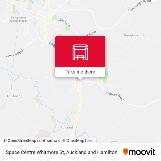 Space Centre Whitmore St map