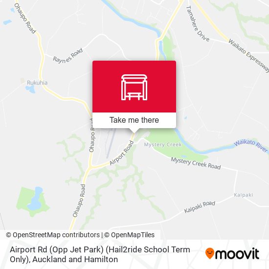 Airport Rd (Opp Jet Park) (Hail2ride School Term Only) map