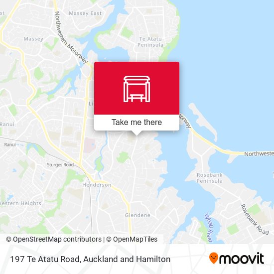 197 Te Atatu Road map